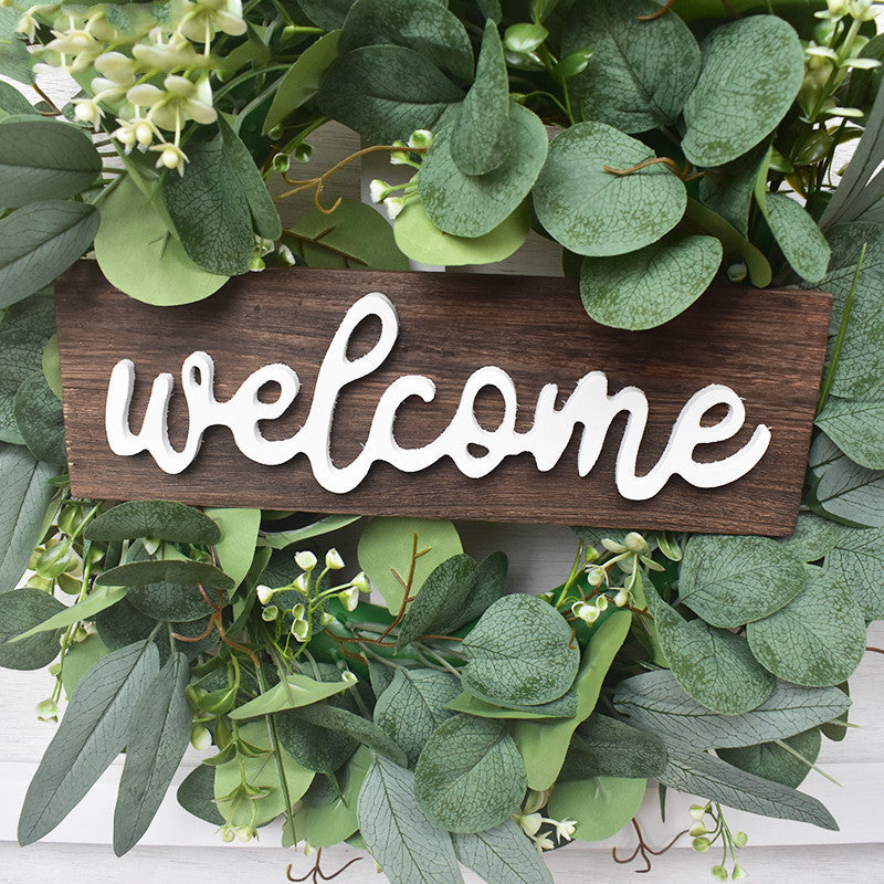 Rabbit Ears Golden Fruit Wreath Simulation Wreath Door