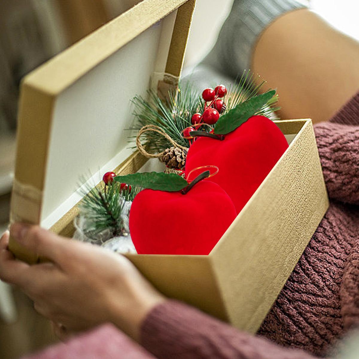 Party Christmas Red 5.5cm Christmas Tree Ornaments