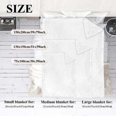 Moon Owl Flannel Fleece Blanket Cozy Fuzzy Warm Flannel Blanket