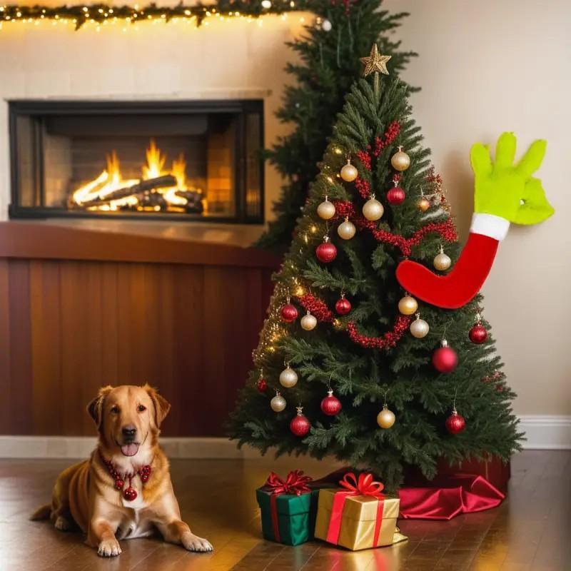 Doll Green Monster Arm Doll Elf Ornaments Christmas Tree Decorations