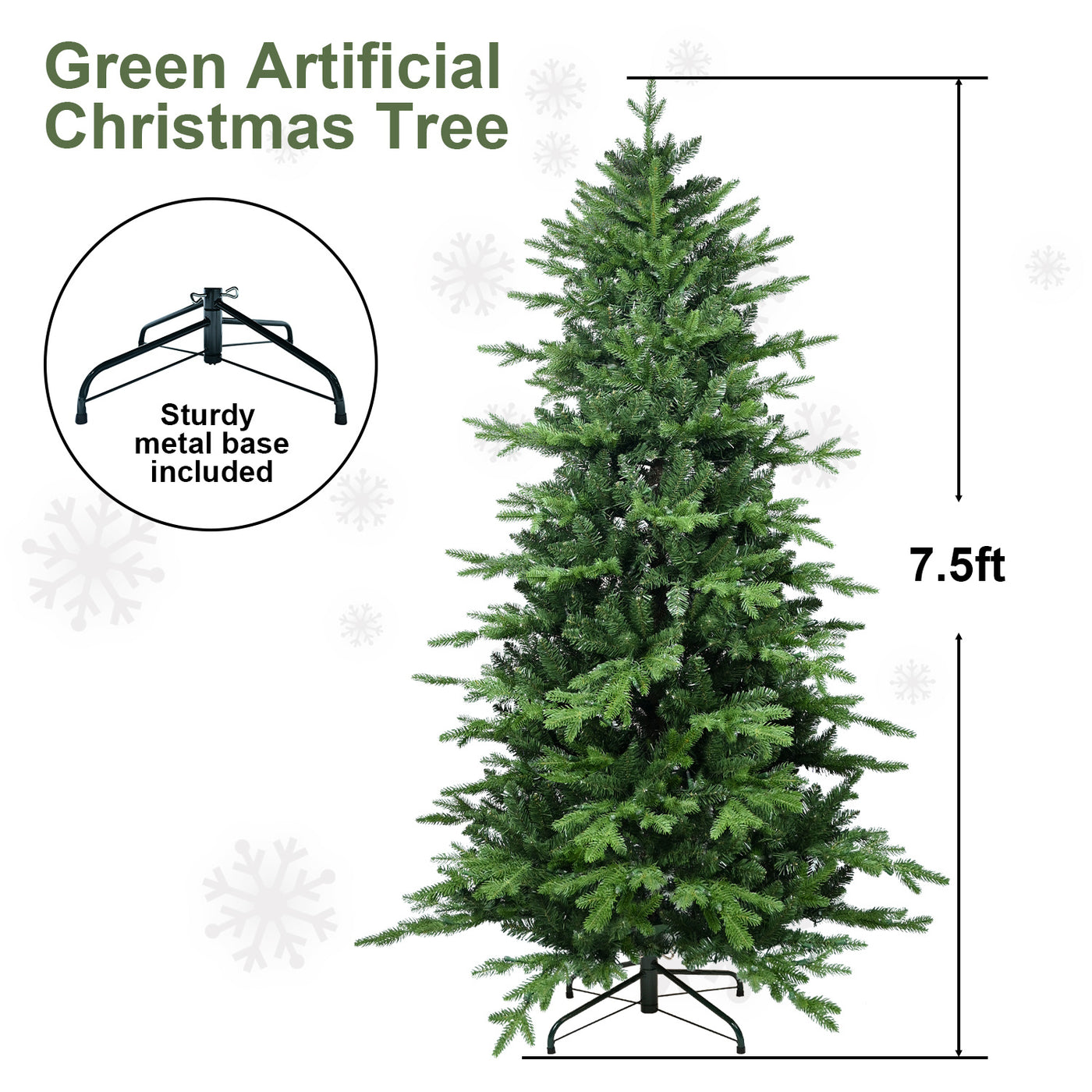 PVC Christmas Tree, Christmas Decorations, Green