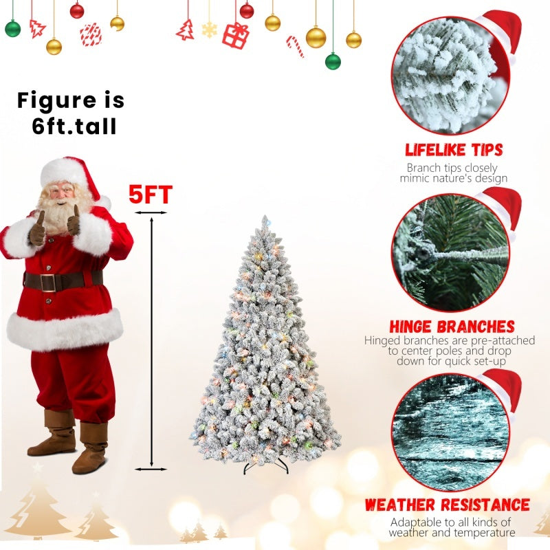 PVC Christmas Tree, Christmas Decorations, With Colored Lights