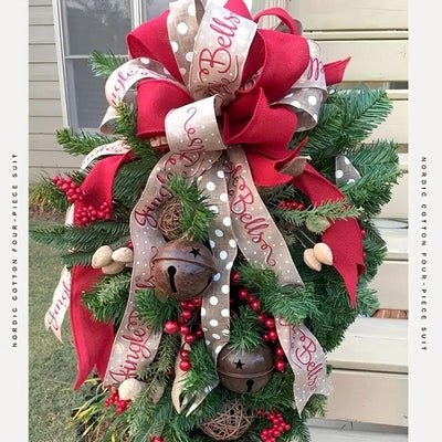 A Christmas Door Hanging Christmas Decorations Holiday Accessories Birthday Party Supplies