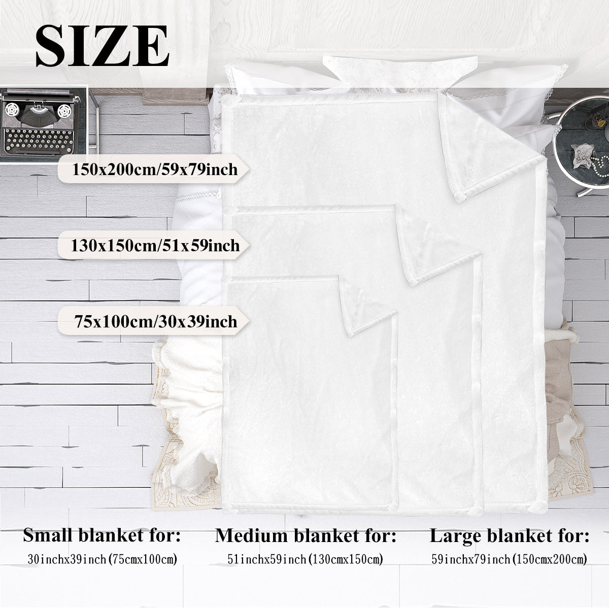 Rustic Skull Sunflower Flannel Fleece Blanket Floral Skull Flannel Soft Plush Throw Blanket Cozy Blankets For Bed Chair Car Sofa Couch Bedroom 75x100cm 130x150cm 150x200cm